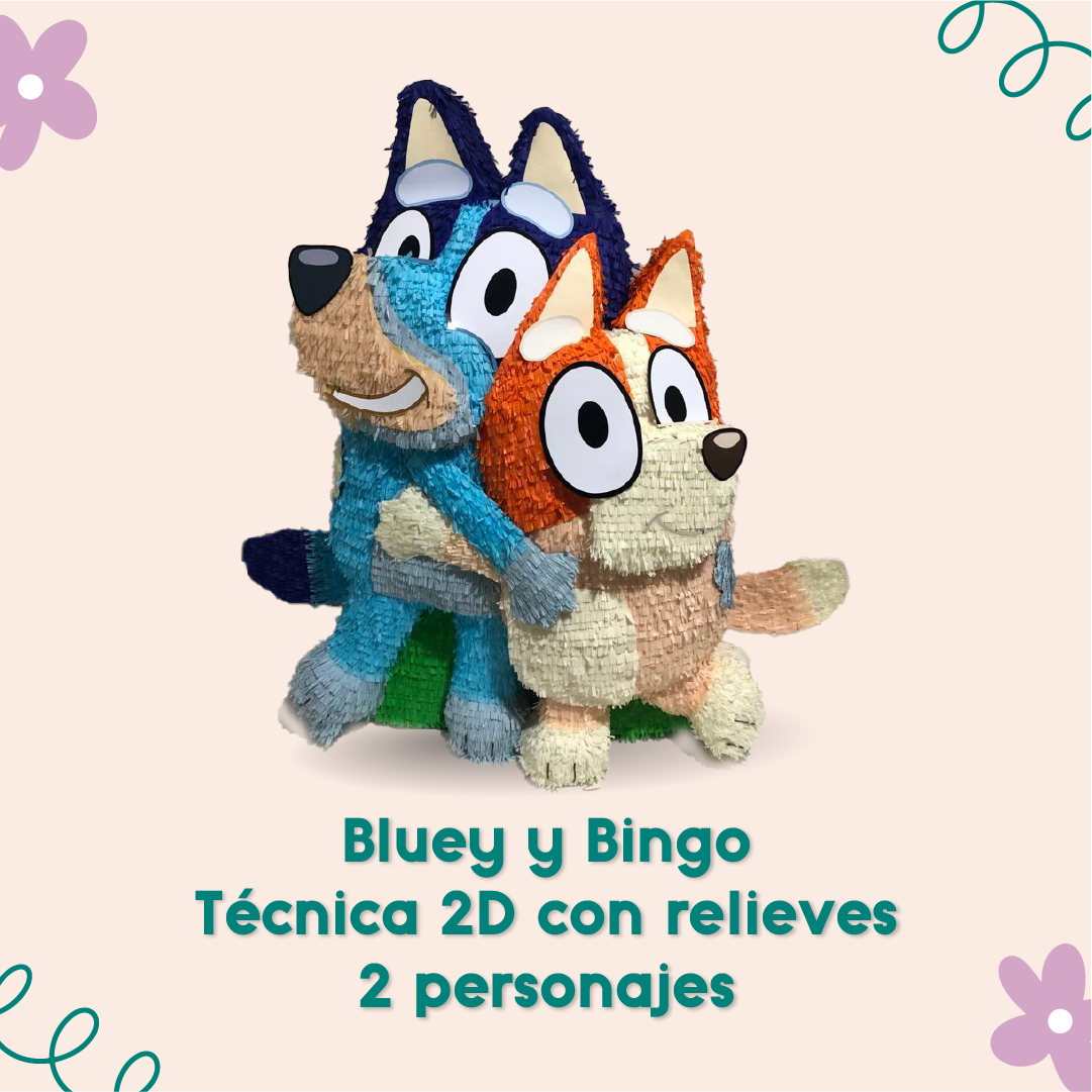 Taller Piñata Bluey y Bingo – Bella Party & Deco
