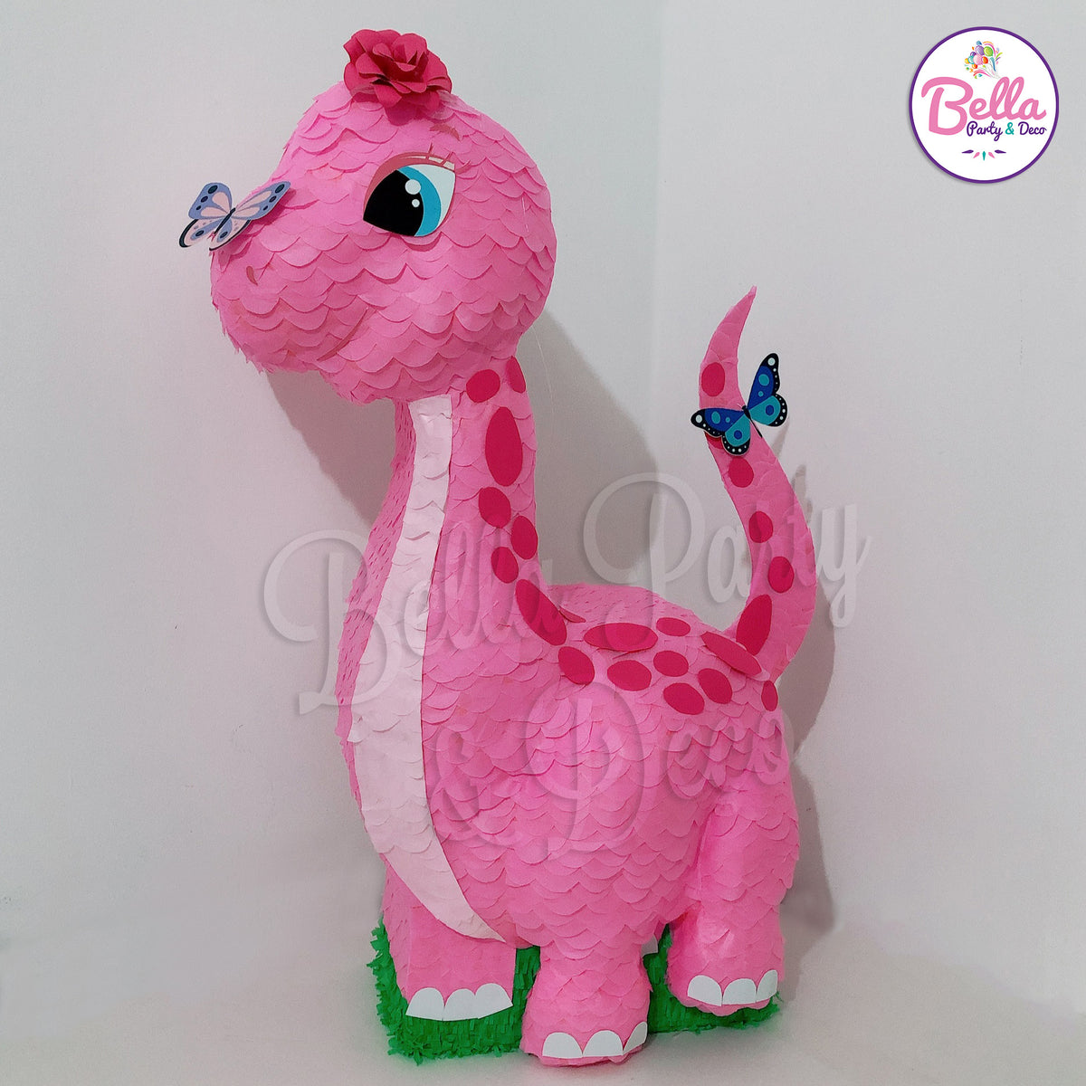 Linda Dinosaurio rosa – Bella Party & Deco