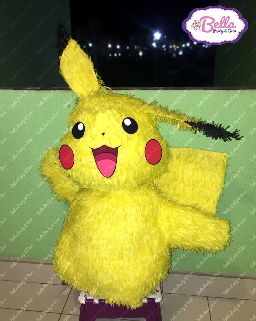 Piñata 3d redonda Pokemon Pikachu Disfraces baratos sevilla