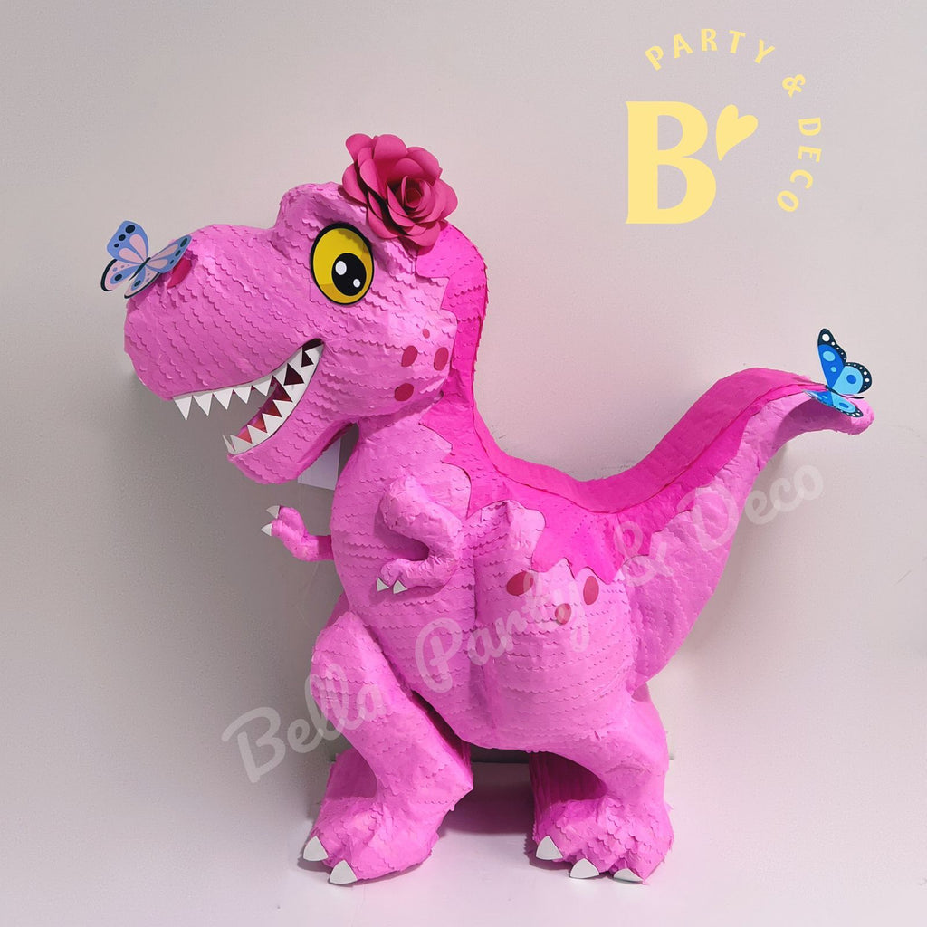 T rex - Comic Rosa – Bella Party & Deco