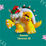 Taller Piñata Bowser - 3D