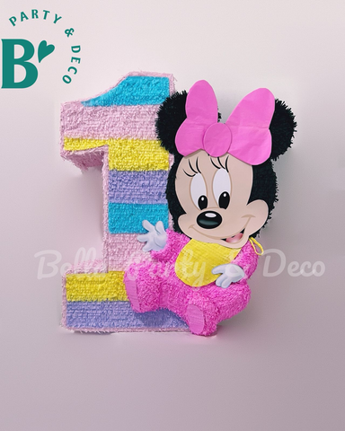 Minnie Bebé y numeral