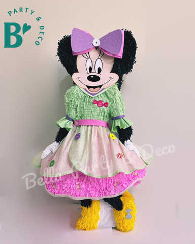 Minnie Candyland en verde pastel