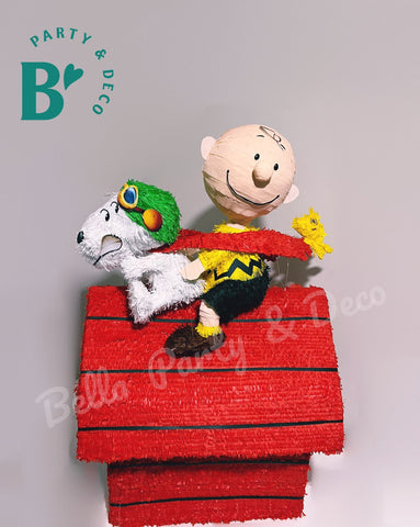 Snoopy, Charlie Brown y Woodstock