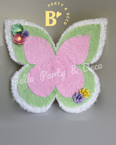 Mariposa 2D 3 colores Pastel