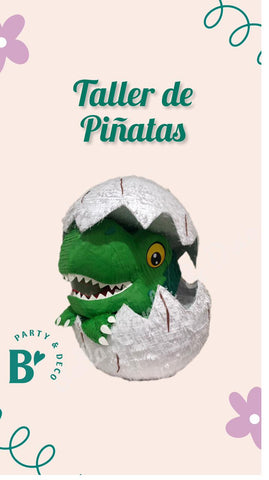 Taller Piñata Dinosaurio Bebe