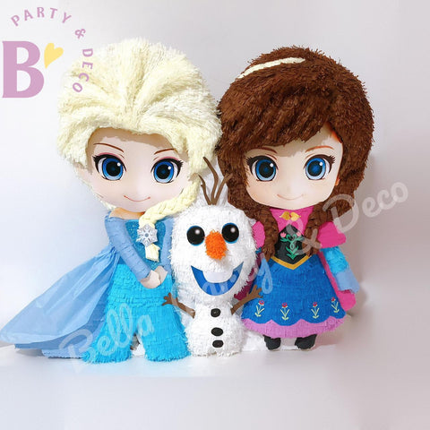 Elsa , Ana y Olaf