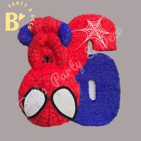 Spiderman Baby y número (edad)