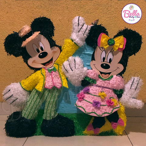 Mickey y Minnie Primavera