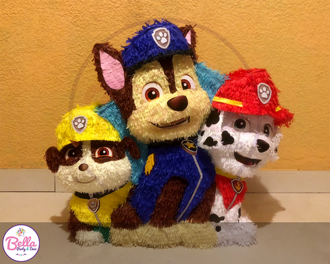 Rubble, Chase y Marshall - Paw Patrol