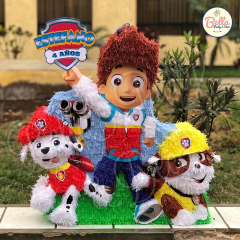 Ryder, Marshall y Rubble - Paw Patrol